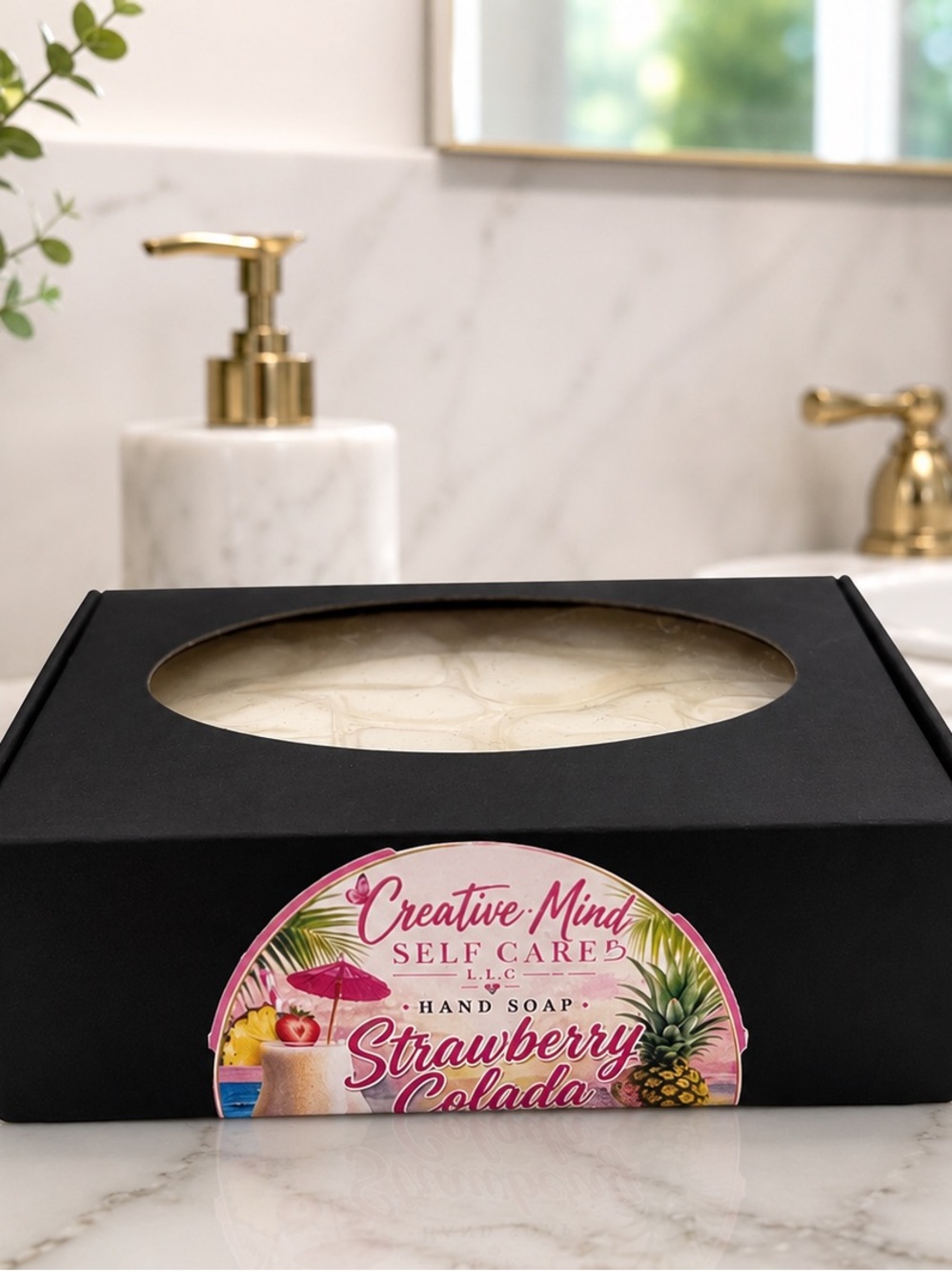 Strawberry Colada Handmade Soap | Tropical Scent | Handmade